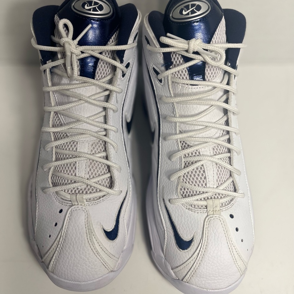 Nike Air Total Max Uptempo White Navy Shoes CZ2198-100 Size 13 - Picture 8 of 15